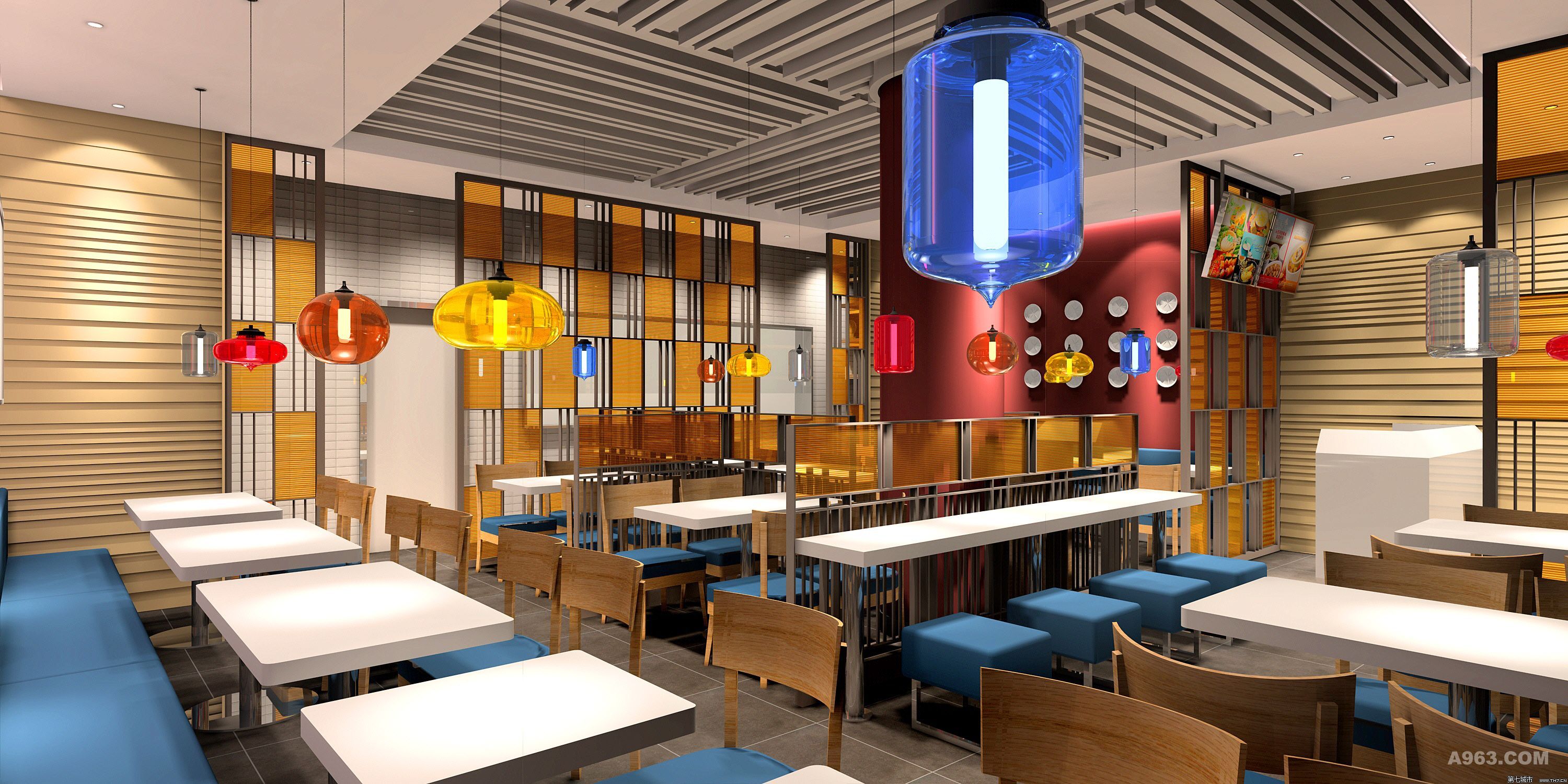 上海店铺装修:如何装修一家小吃店?(图3) 上海店铺装修:如何装修一家小吃店?(图3)