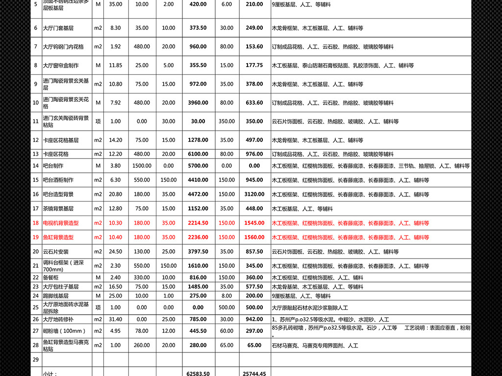 2018年上海装潢公司最新旧店铺翻新价格表(图1) 2018年上海装潢公司最新旧店铺翻新价格表(图1)