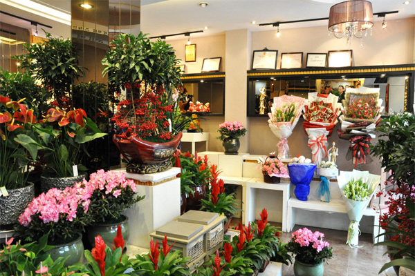 上海花店装修效果图(图3) 上海花店装修效果图(图3)