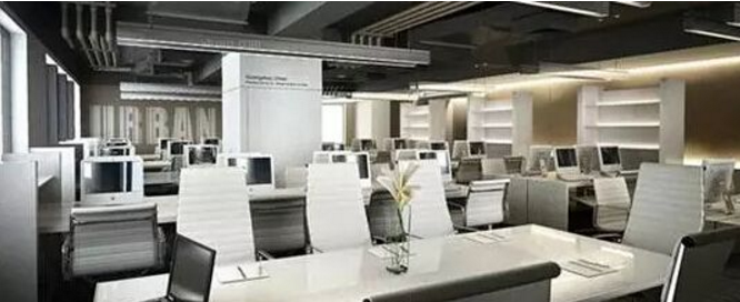 景观式办公室装修效果图(图1) 景观式办公室装修效果图(图1)